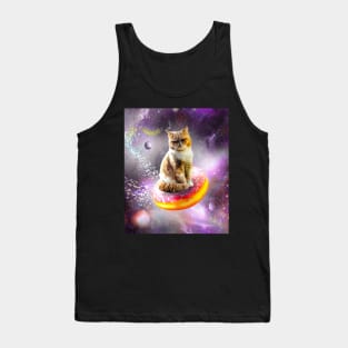 Galaxy Cat Donut - Space Cats Riding Donuts Tank Top